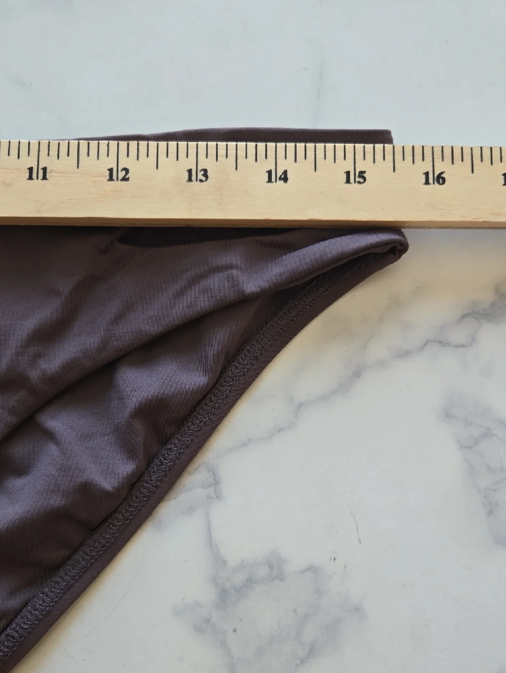 L Space Sensual Solids Estella Classic Hipster Bottom Swimsuit Brown Size L NWT